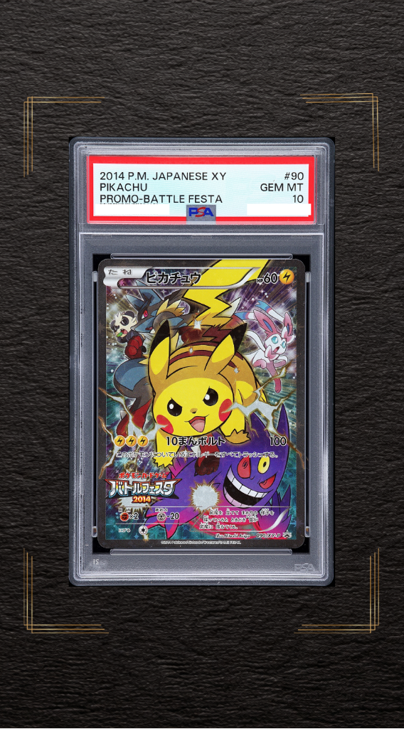 PSA 10 Pikachu 090/xy-p Japanese XY Pomo Battle Festa 2014